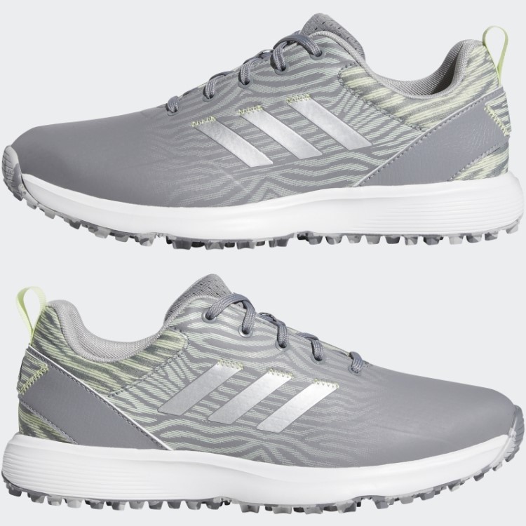 Tênis De Golfe Feminino Adidas S2g Sem Pontas Cinza