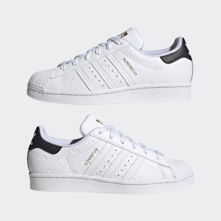Sapatos Femininos Adidas Superstar Moda Preta