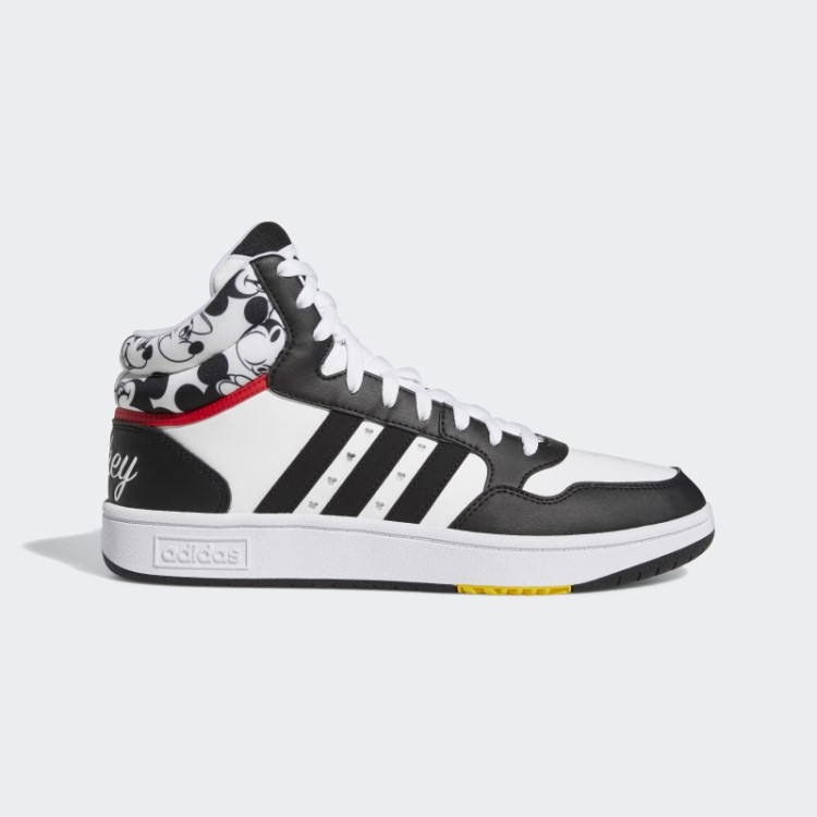 Adidas X Disney Mickey Mouse Hoops 3.0 Sapatos Médios Branco Quente
