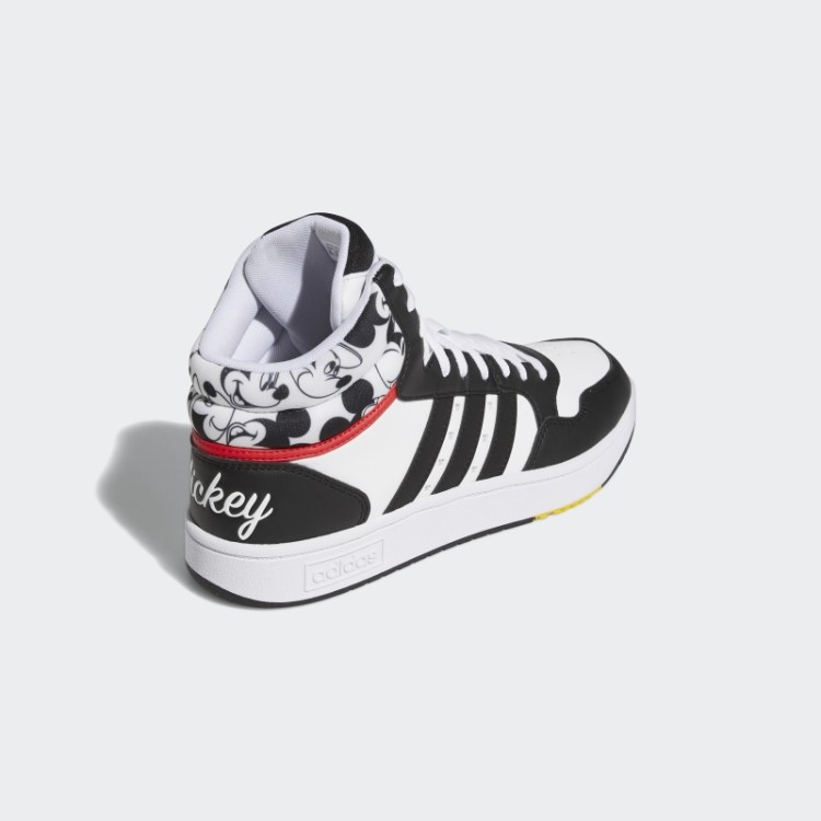 Adidas X Disney Mickey Mouse Hoops 3.0 Sapatos Médios Branco Quente
