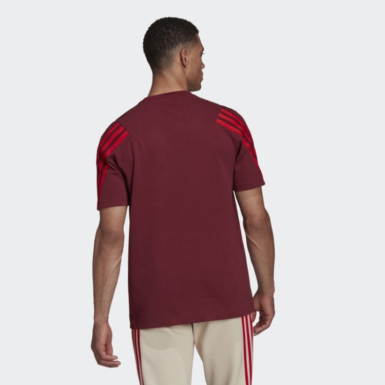 Roupas Esportivas Vermelhas Adidas Future Icons Moda Camiseta Com As Três Listras