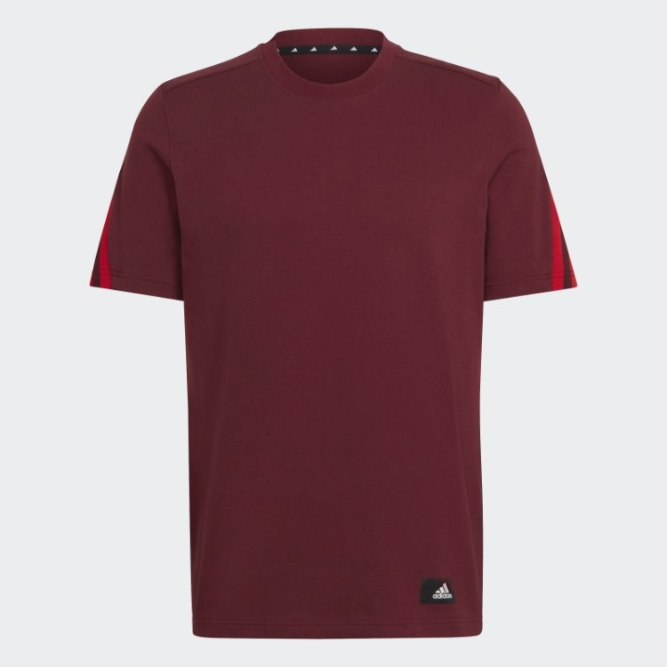 Roupas Esportivas Vermelhas Adidas Future Icons Moda Camiseta Com As Três Listras