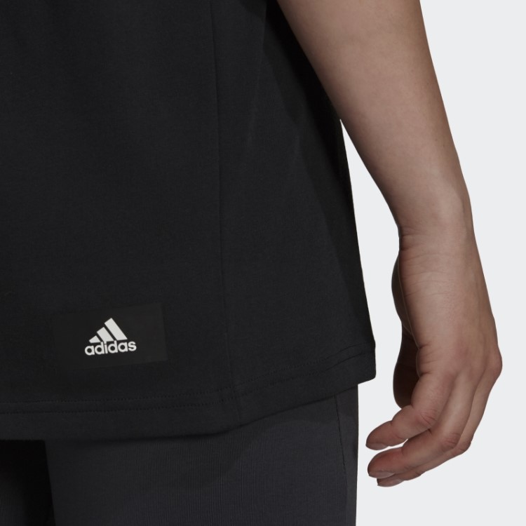 Camiseta Adidas Future Icons Logo Graphic Preto
