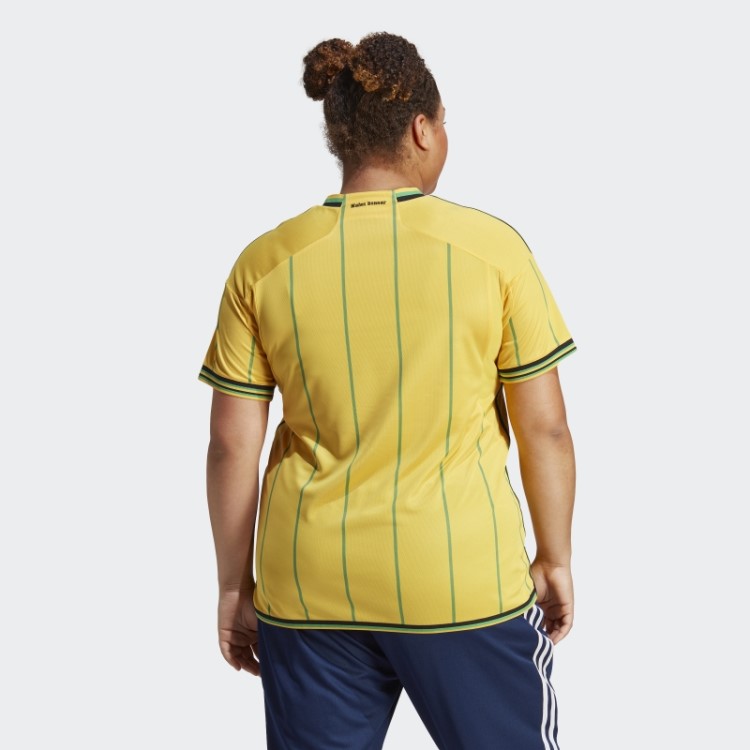 Camisa Adidas Gold Jamaica 23 Home (tamanho Grande)