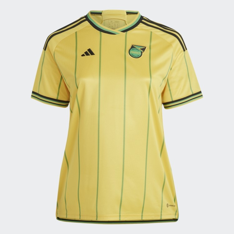 Camisa Adidas Gold Jamaica 23 Home (tamanho Grande)
