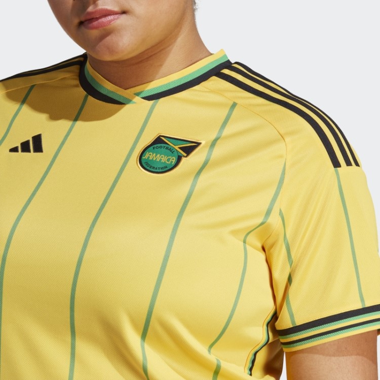 Camisa Adidas Gold Jamaica 23 Home (tamanho Grande)