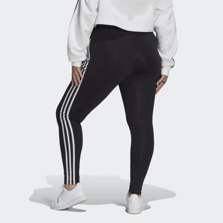 Legging Preta Adicolor Classics 3 Listras (tamanho Grande) Adidas