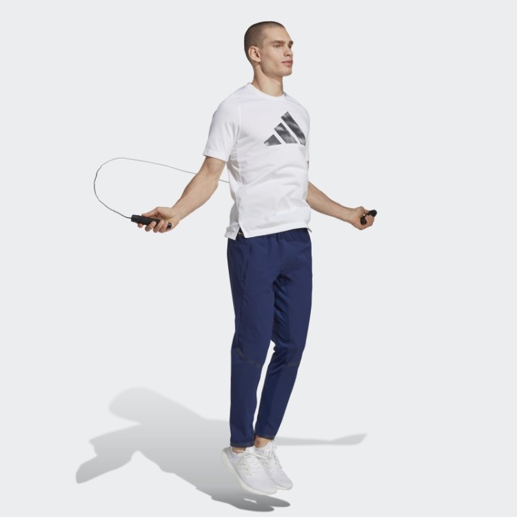 Calça De Treino Adidas Azul Escuro Projetada Para Treinar Cordura
