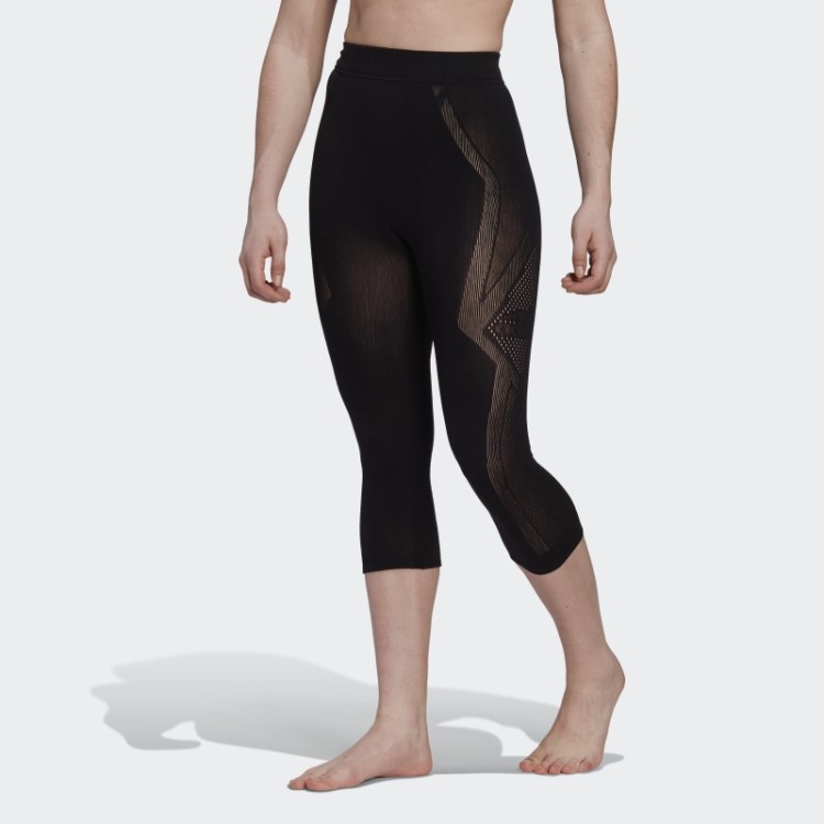 Meia-calça Adidas Preta Terrex Drynamo Eco Merino 3/4
