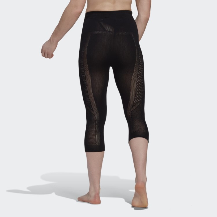 Meia-calça Adidas Preta Terrex Drynamo Eco Merino 3/4