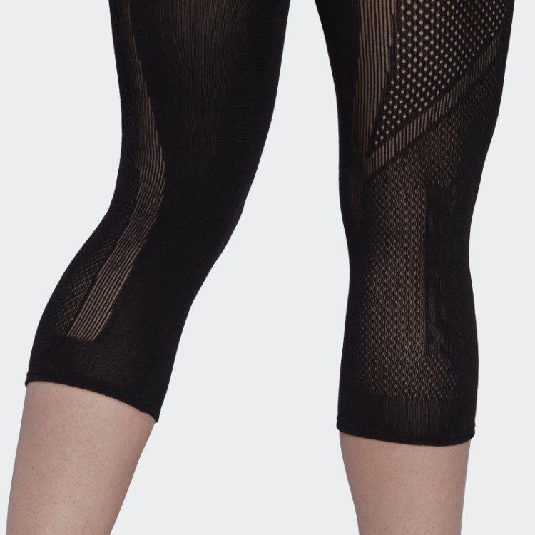 Meia-calça Adidas Preta Terrex Drynamo Eco Merino 3/4