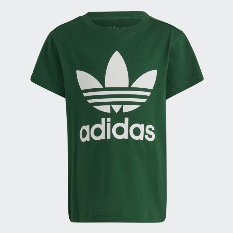 Camiseta Adicolor Trefoil Verde Escuro Adidas