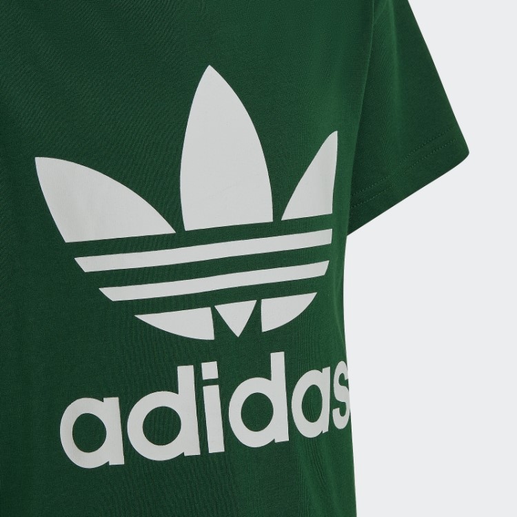 Camiseta Adicolor Trefoil Verde Escuro Adidas