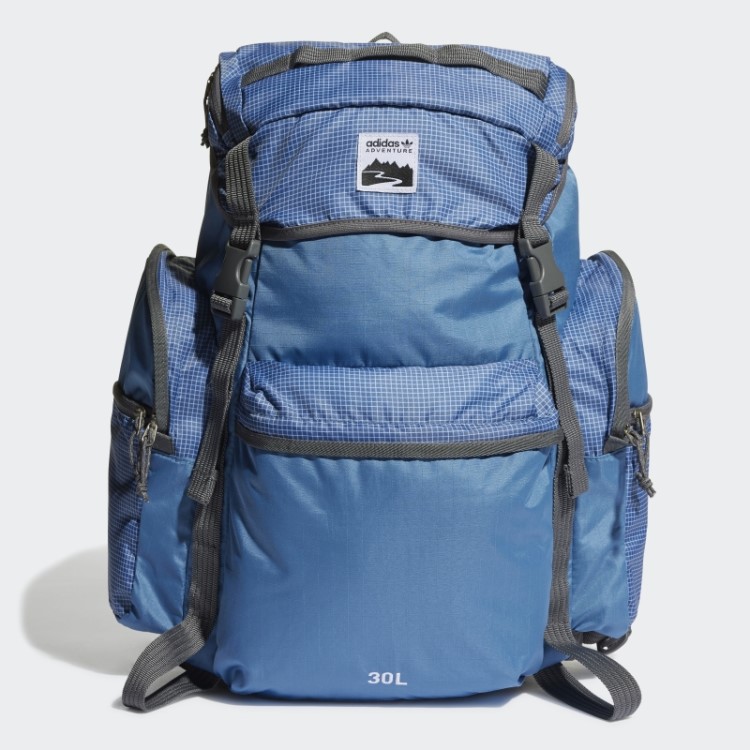 Mochila Toploader Azul Alterada Da Adidas Adventure Quente
