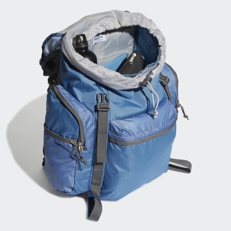 Mochila Toploader Azul Alterada Da Adidas Adventure Quente