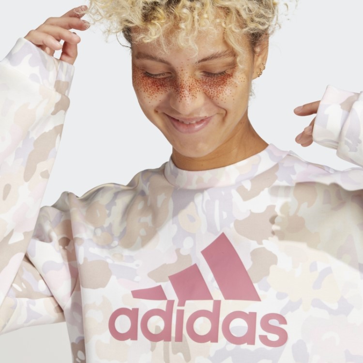 Moletom Gráfico Adidas Branco