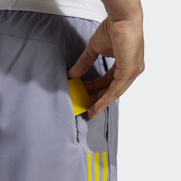 Adidas Silver Violeta Boston Marathon 2023 Possui Os Shorts De Corrida