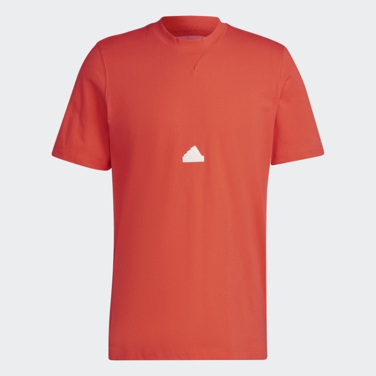 Camiseta Clássica Vermelha Adidas