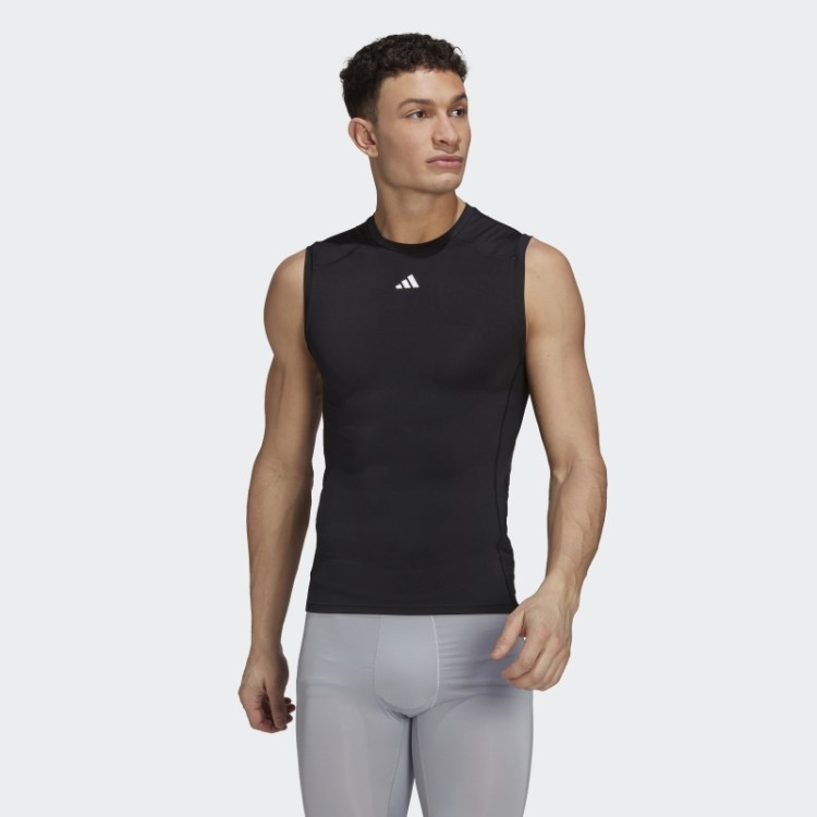 Regata De Treino Techfit Preta Adidas