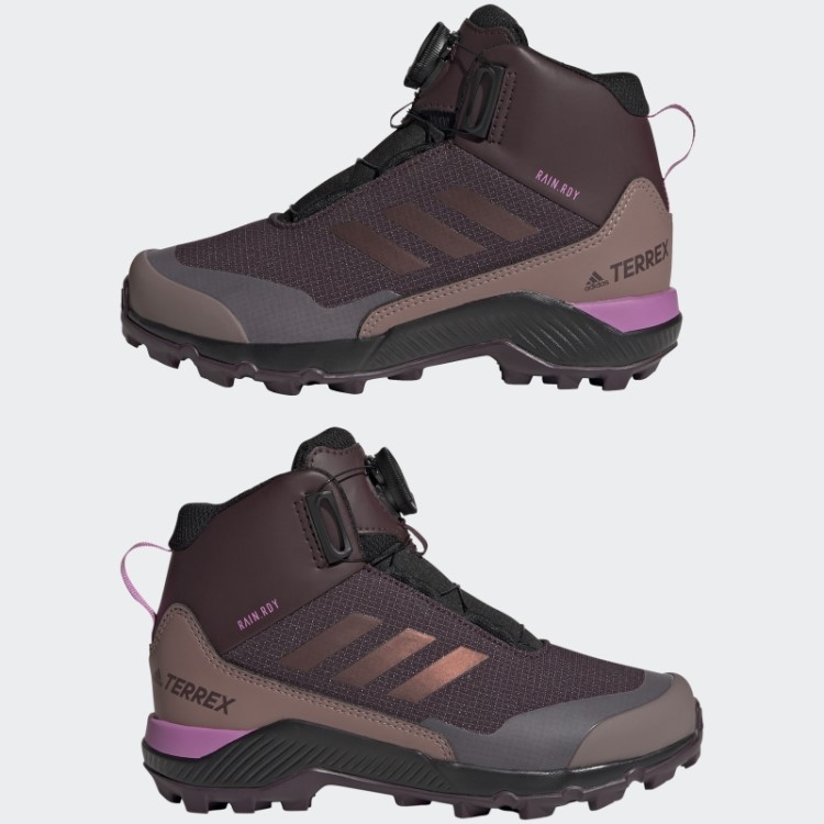 Botas De Caminhada Terrex Mid Boa Rain.rdy Adidas Marrom