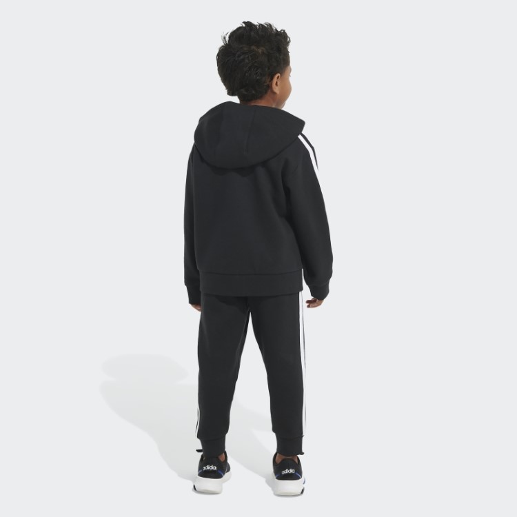 Conjunto De Jaqueta De Lã Essencial Adidas Preto