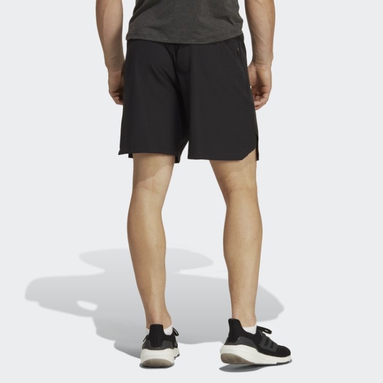 Bermuda Esportiva Adidas Serrilhada Preta