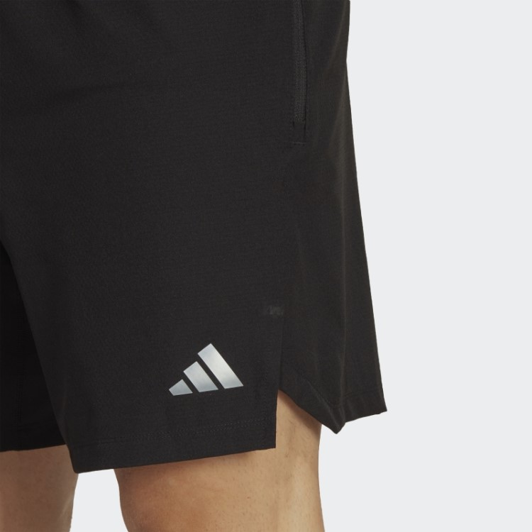 Bermuda Esportiva Adidas Serrilhada Preta