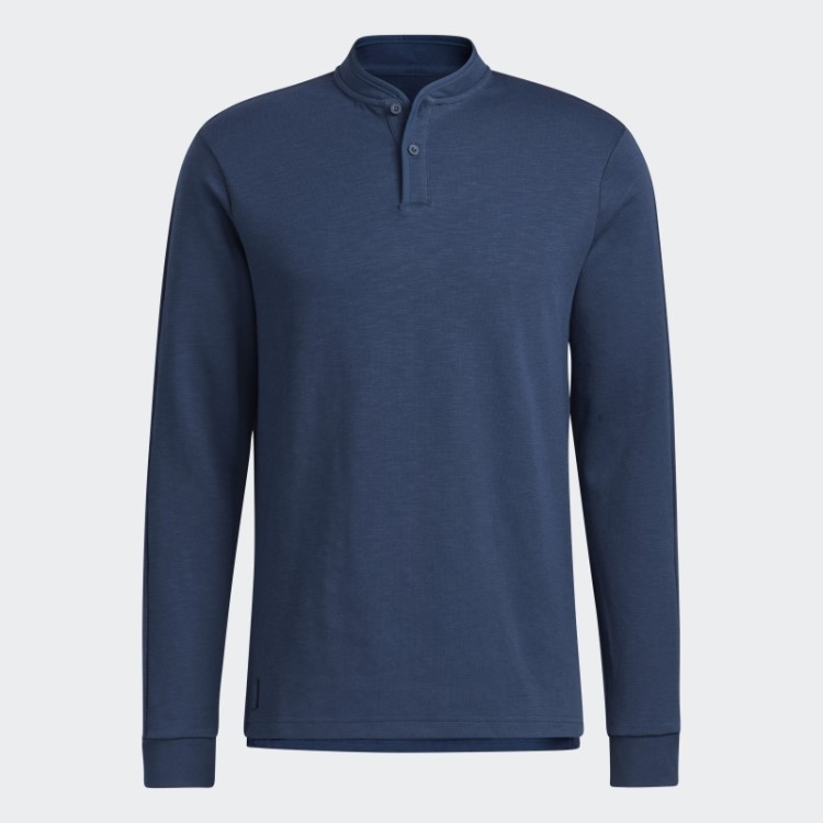 Go-to Camisa Polo Henley Azul Marinho Adidas