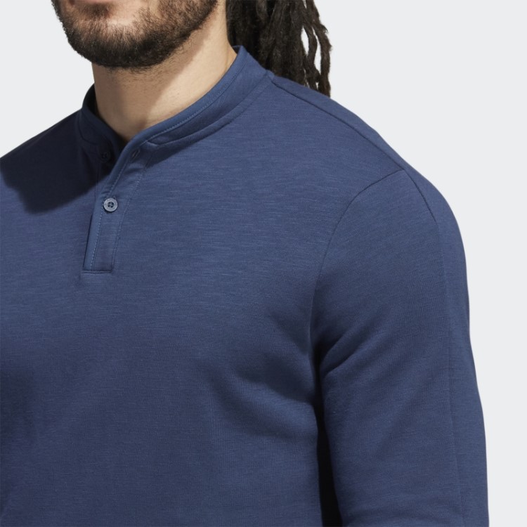 Go-to Camisa Polo Henley Azul Marinho Adidas