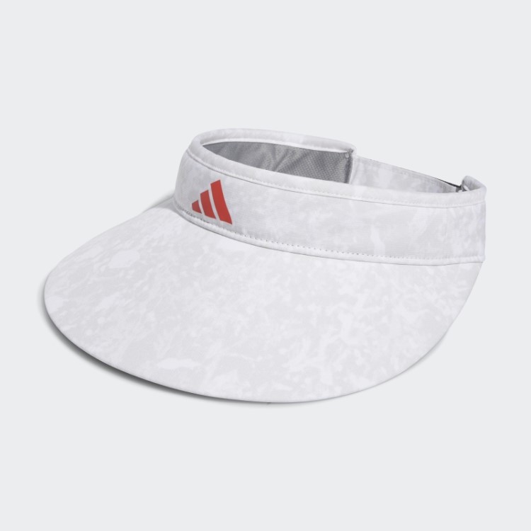 Viseira Branca De Aba Larga Adidas