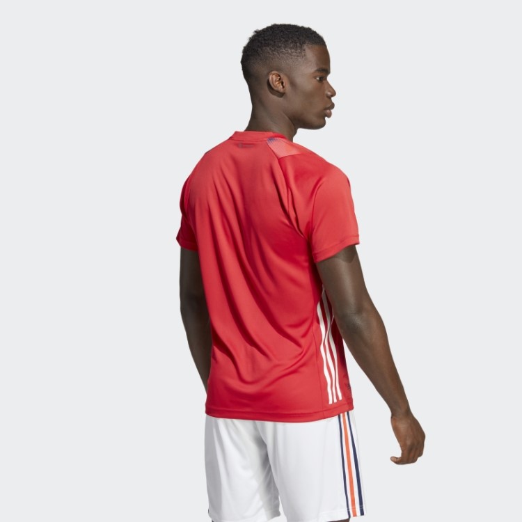 Camiseta Vermelha Adidas França De Handebol