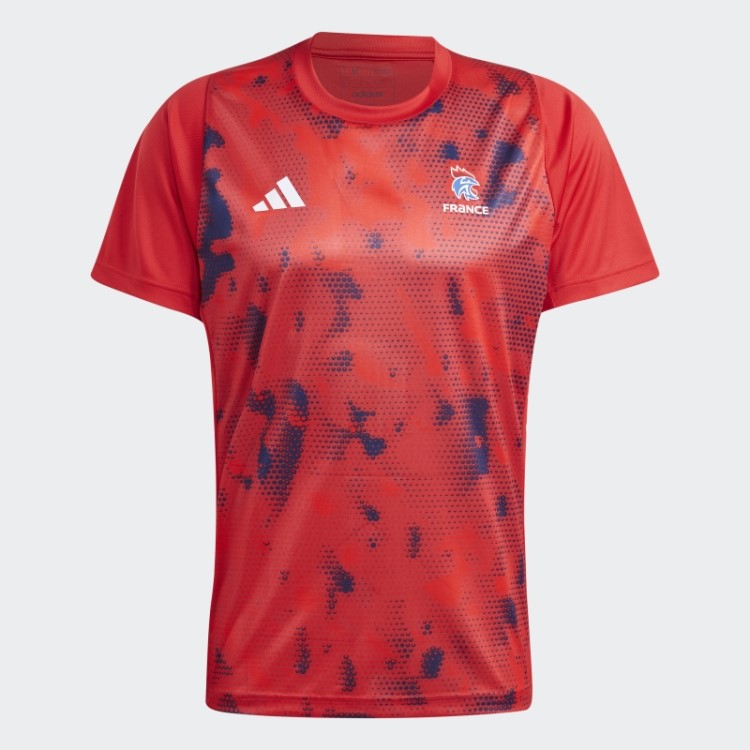 Camiseta Vermelha Adidas França De Handebol