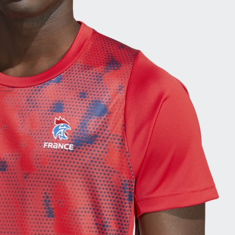Camiseta Vermelha Adidas França De Handebol