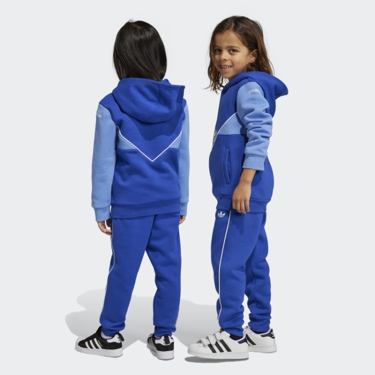 Conjunto Moletom Adicolor Azul Adidas
