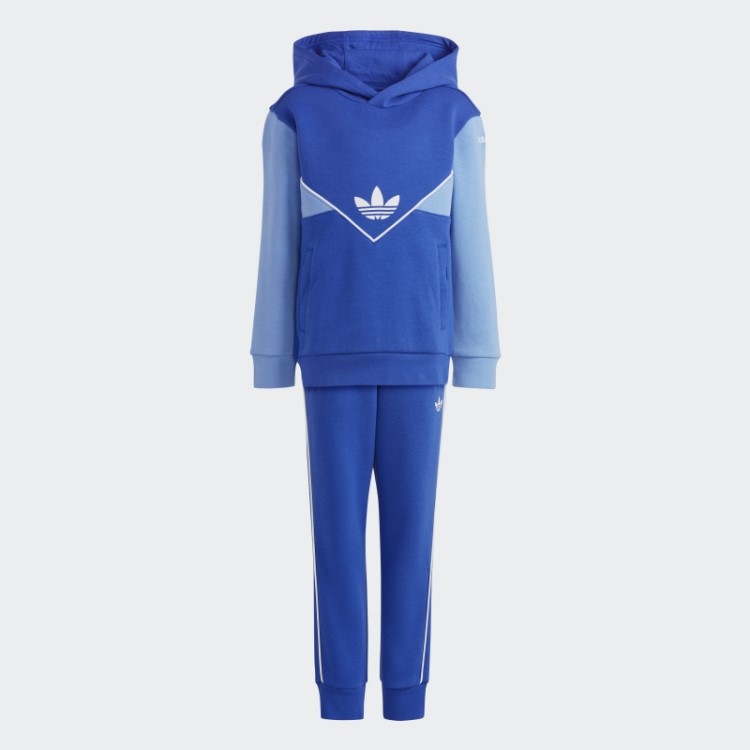 Conjunto Moletom Adicolor Azul Adidas