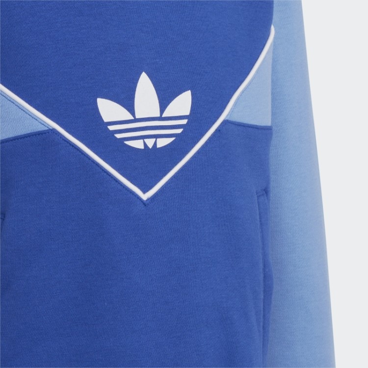 Conjunto Moletom Adicolor Azul Adidas