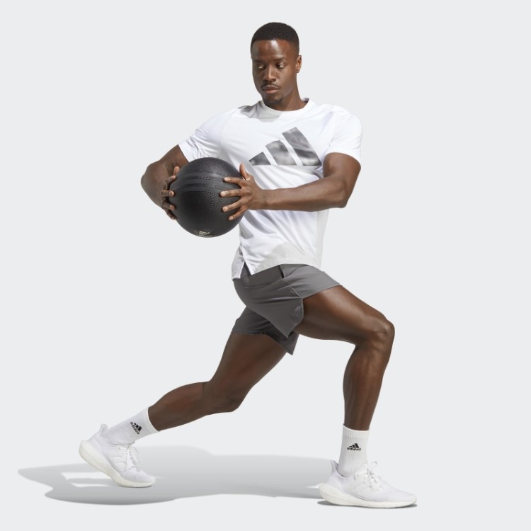 Calção Aeroready Projetado Para Movimento Adidas Cinza
