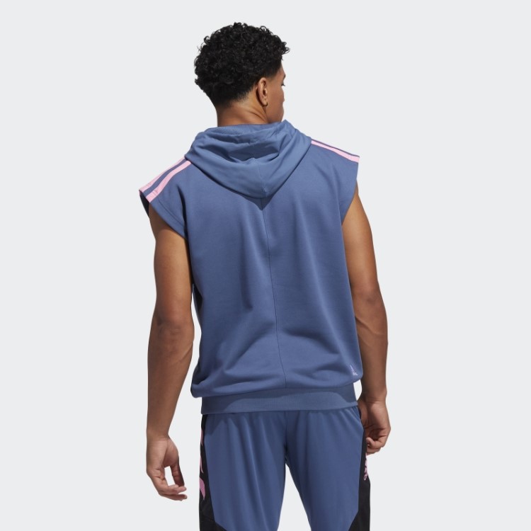 Moletom Sem Mangas Adidas World Wide Hoops De Aço (gênero Neutro)