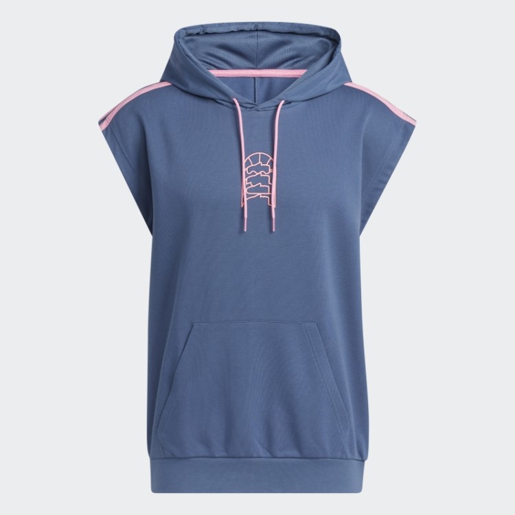 Moletom Sem Mangas Adidas World Wide Hoops De Aço (gênero Neutro)