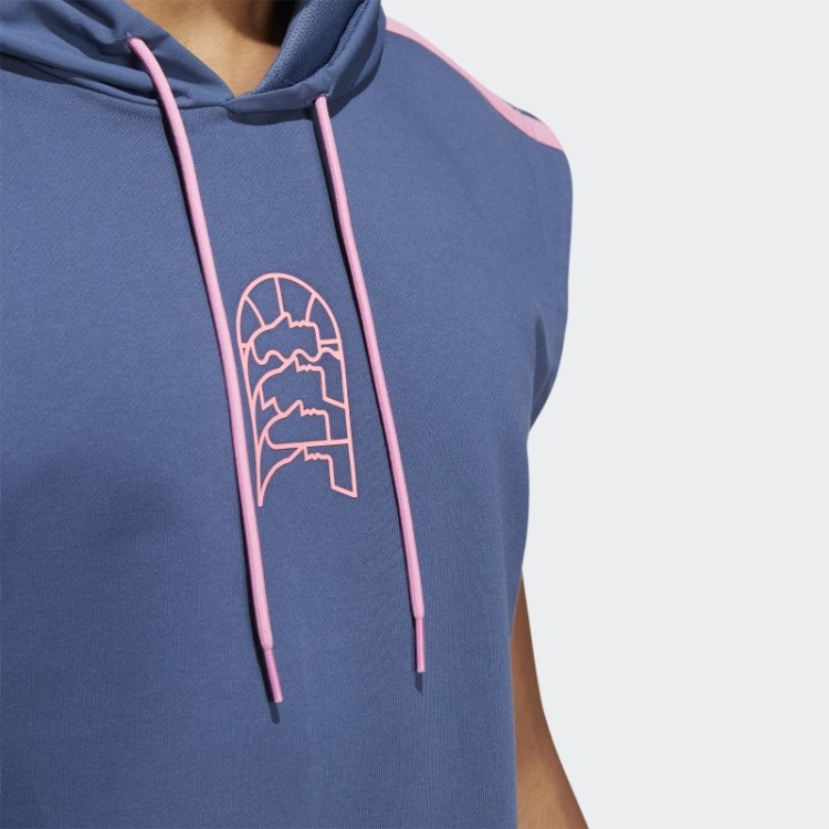 Moletom Sem Mangas Adidas World Wide Hoops De Aço (gênero Neutro)