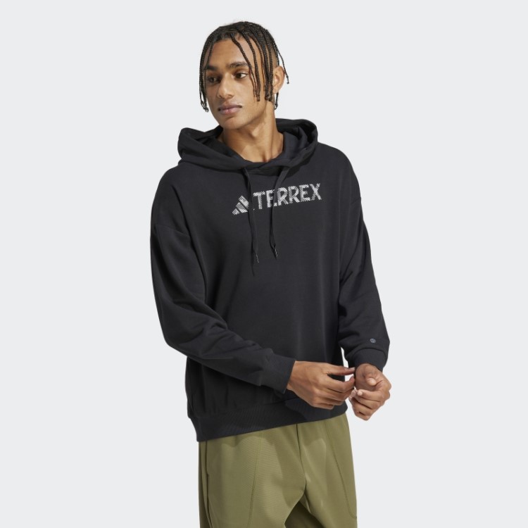 Moletom Com Logo Grande Terrex (gênero Neutro) Adidas Preto