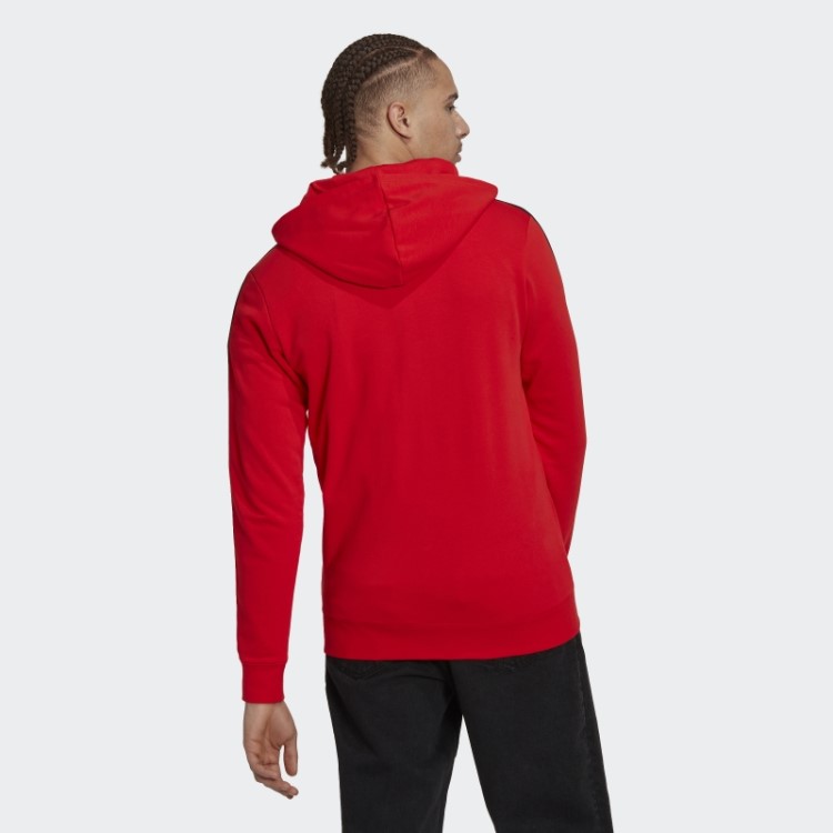 Moletom Vermelho Com As Três Listras Adidas River Plate