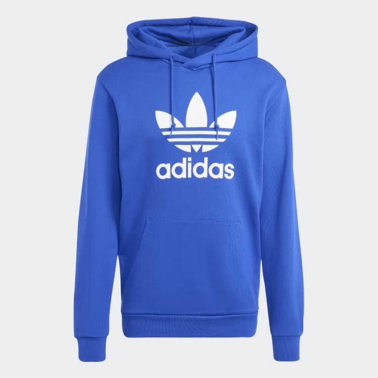 Moletom Azul Adicolor Classics Com Trevo Da Adidas