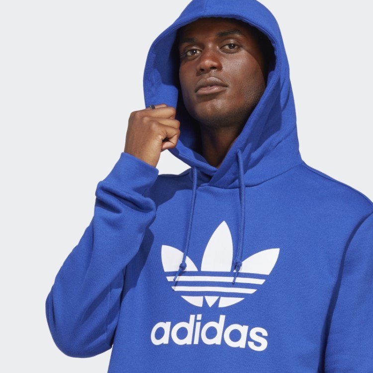 Moletom Azul Adicolor Classics Com Trevo Da Adidas