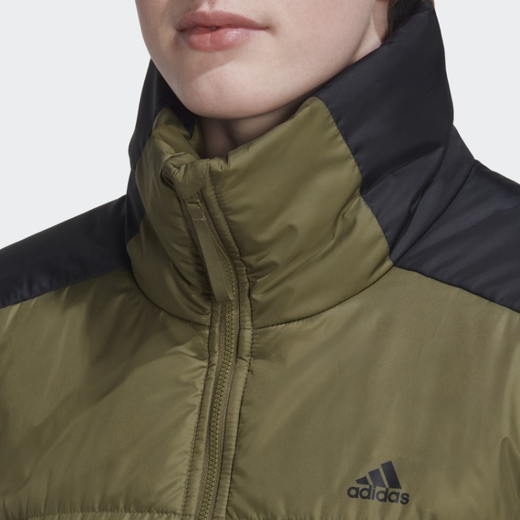 Colete Isolado Com As Três Listras Verde-oliva Adidas
