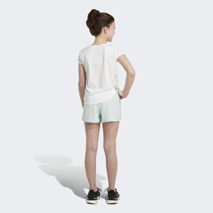 Adidas Shorts De Malha Listrada Azul