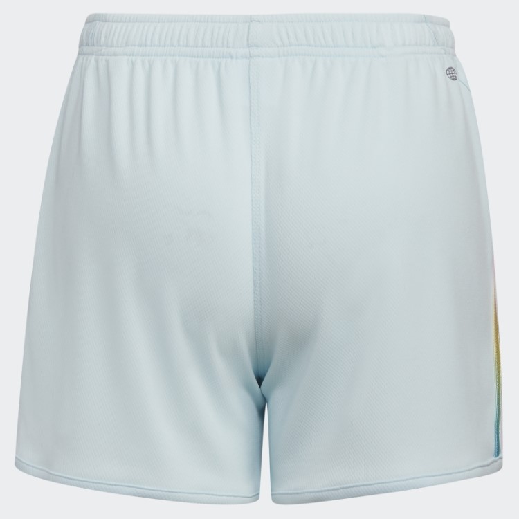 Adidas Shorts De Malha Listrada Azul
