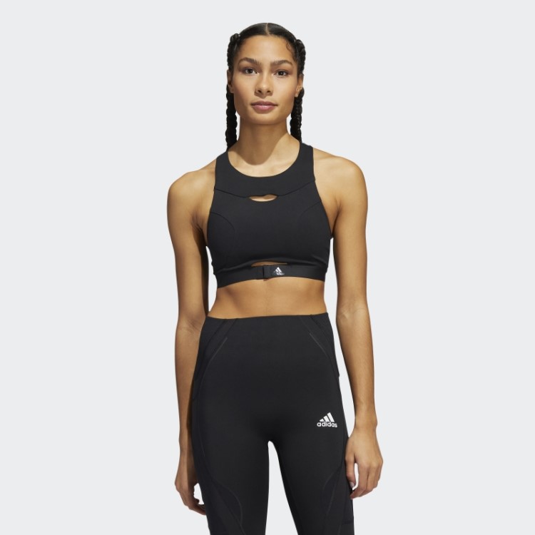 Sutiã Powerimpact Luxe Training De Suporte Médio Preto Adidas