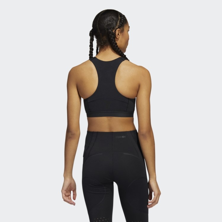 Sutiã Powerimpact Luxe Training De Suporte Médio Preto Adidas