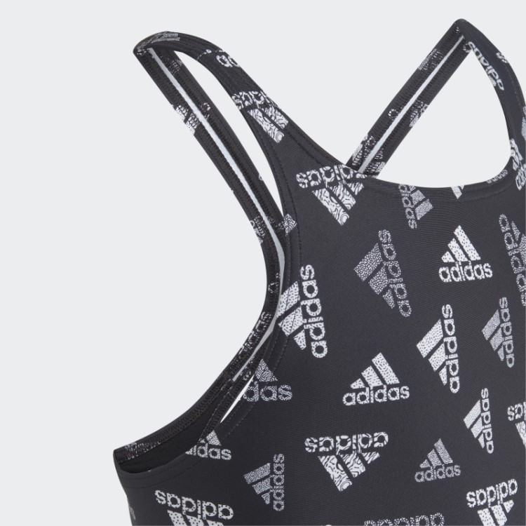 Maiô Preto Logo Adidas